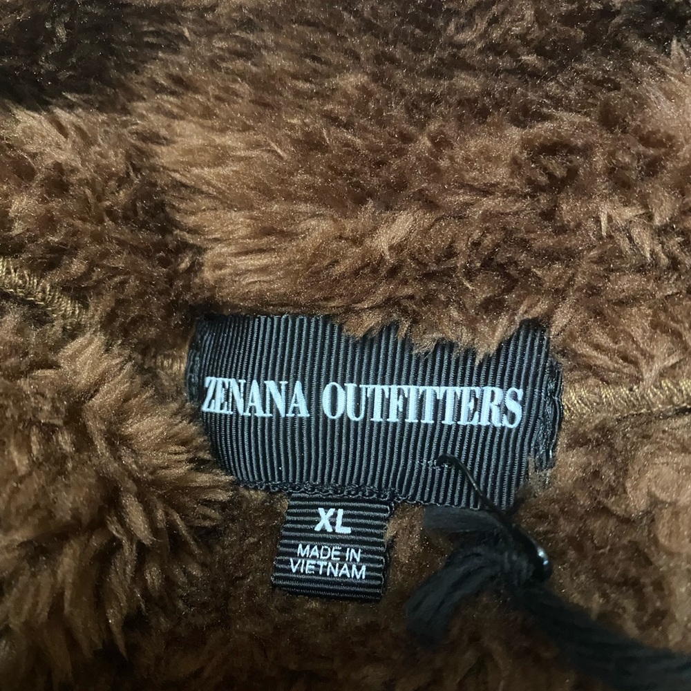 Zenana Quarter Zip Sherpa Pullover - Picture 3 of 5